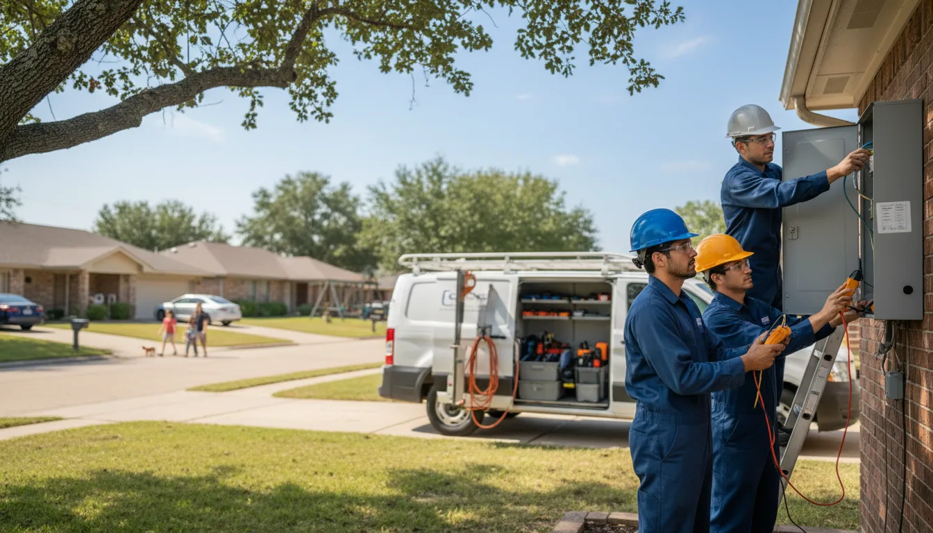 Certified electrician providing emergency electrical services in New Augusta, MS